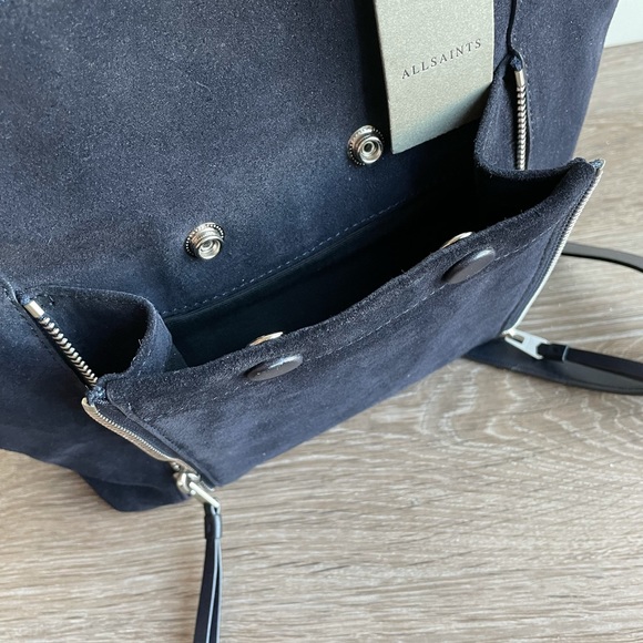 All Saints Fleur de Lis Ew SM genuine leather bag - Picture 13 of 16